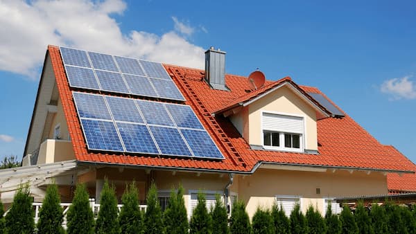 placas solares en vivienda unifamiliar